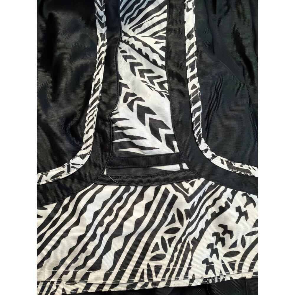 Choice Apparel Mens Black & White Abstract Drawstring Basketball Shorts Size 4XL - Picture 4 of 6